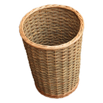 Red Hamper Wicker Round Hallway Umbrella Walking Stick