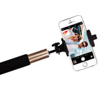 Selfie Stick With Video Function Gold