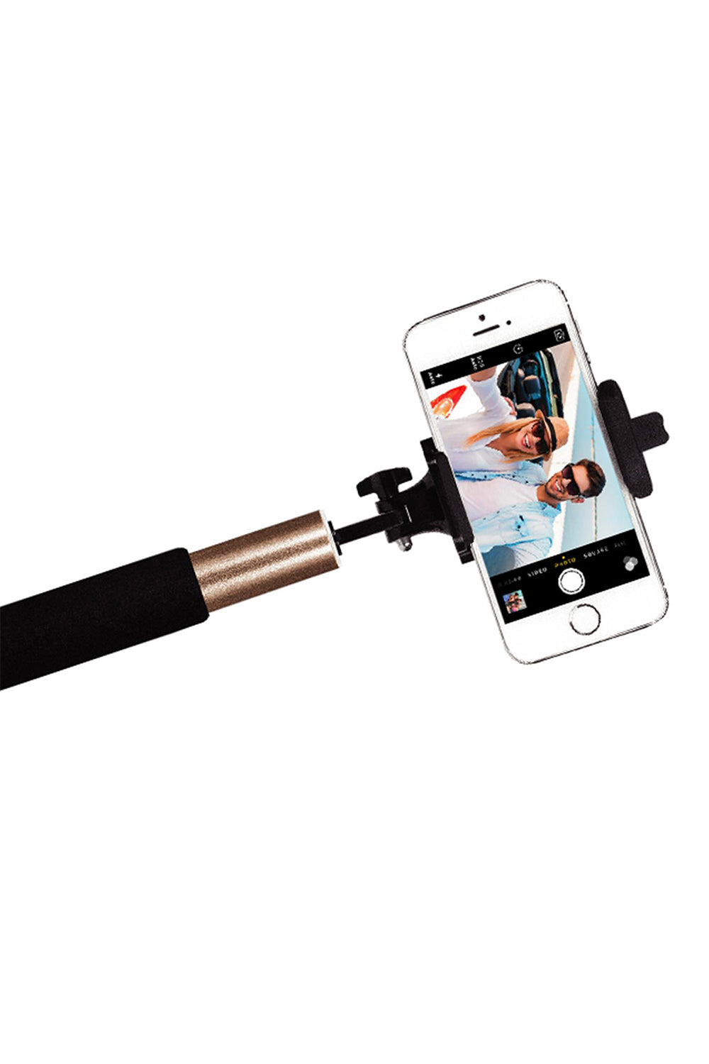 Selfie Stick With Video Function Gold