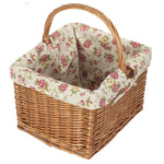 Wicker Butchers Shopping Basket | Pink