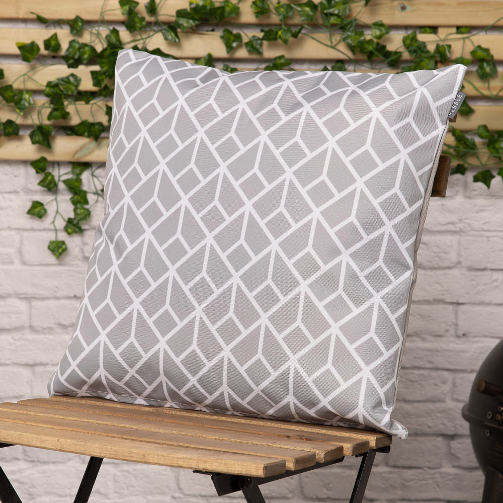 Art Deco Geometric Print Outdoor Cushion (set Of 4)