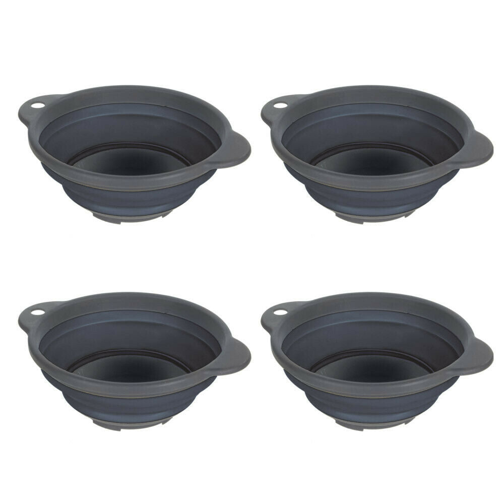 Folding Bowl (set Of 4) | One Size | Gray