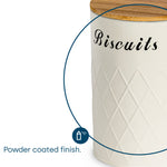 5pc Bread Bin & Canister Set - Cream