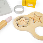 Wooden Baking Cookies Set, With Scales, Mixing Bowl And More