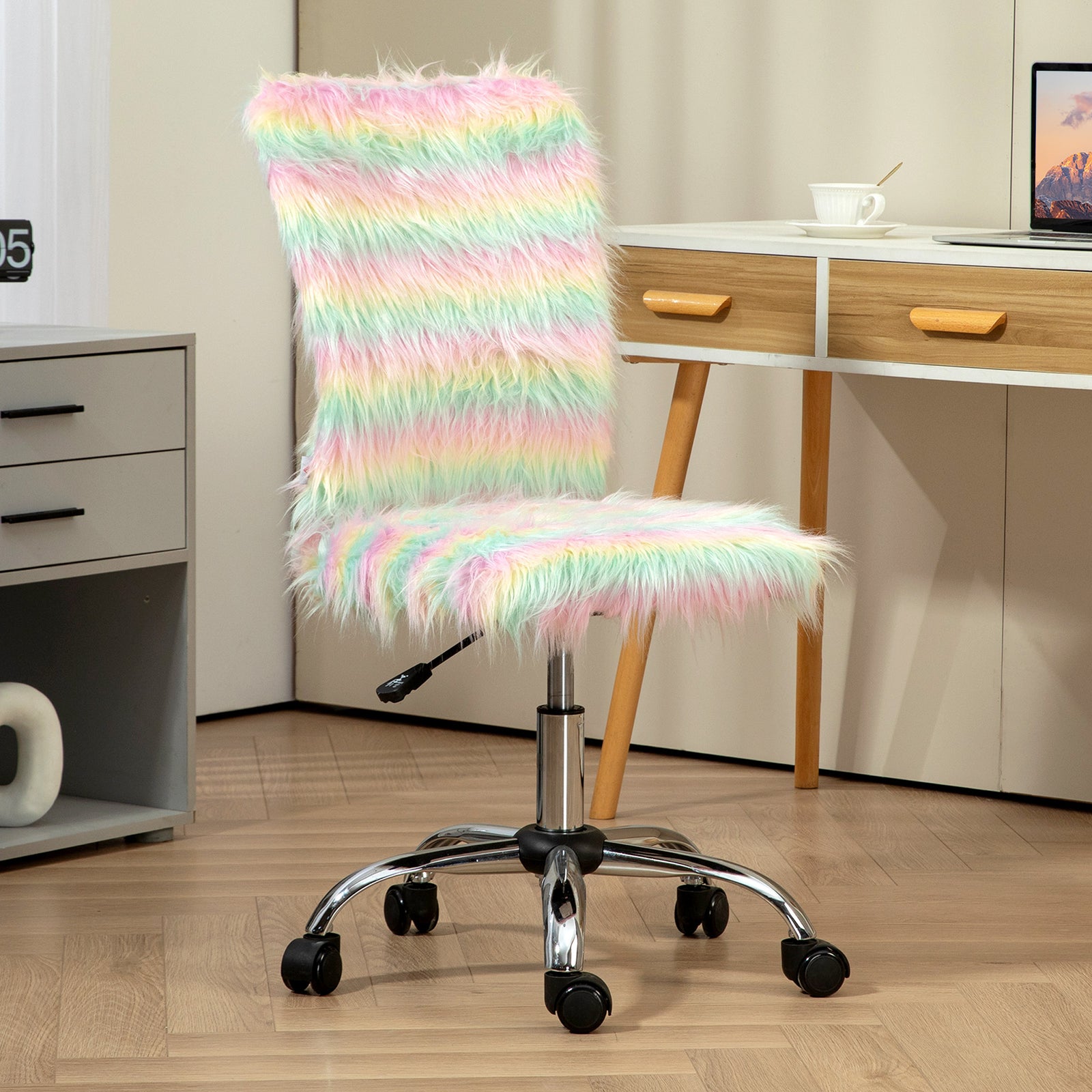 Fluffy Desk Chair Unicorn Tone