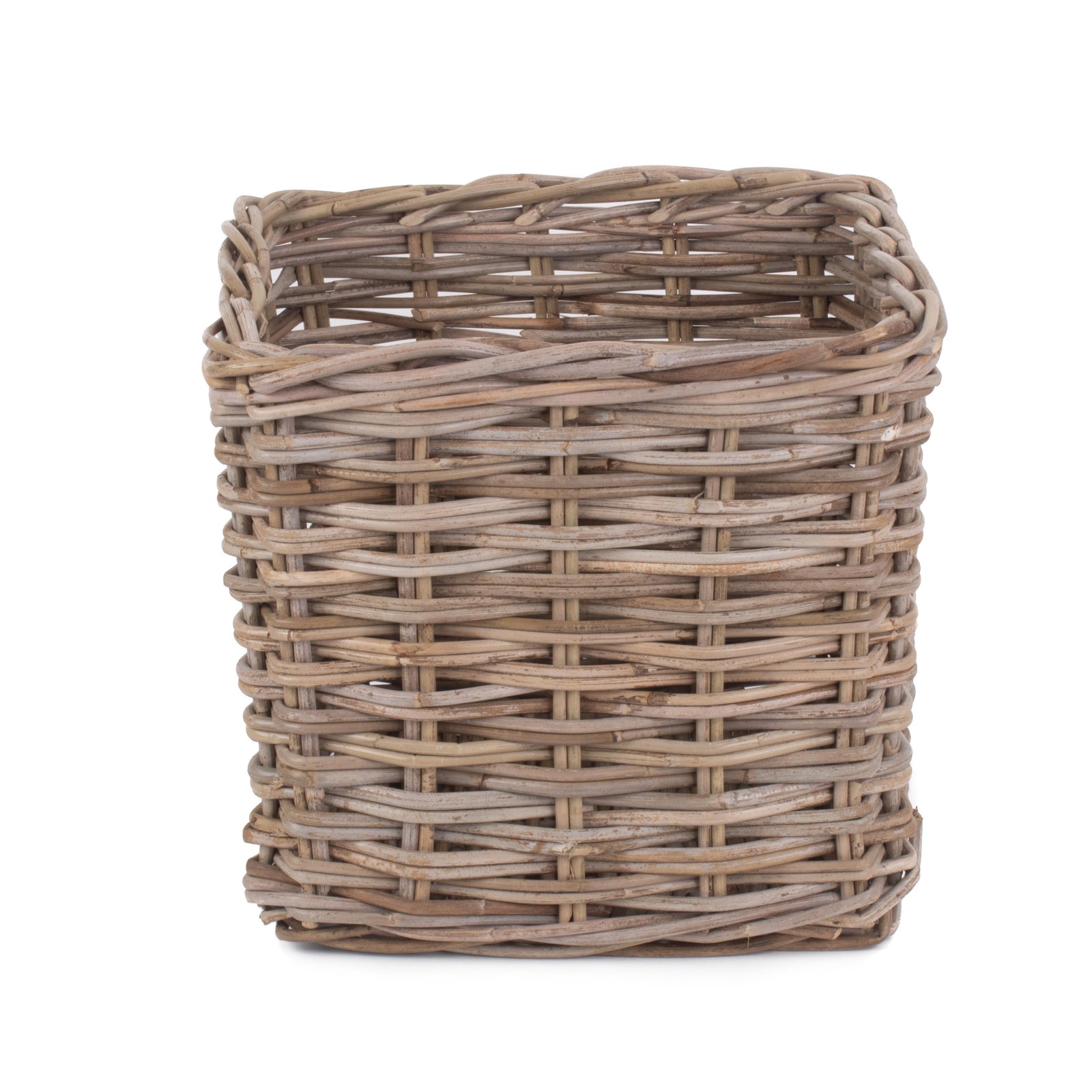 Rattan Square Kubu Grey Rattan Storage Basket