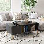 Coffee Table With Storage Compartments, Living Room