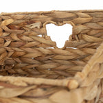 Shallow Water Hyacinth Storage Basket | Large | Brown