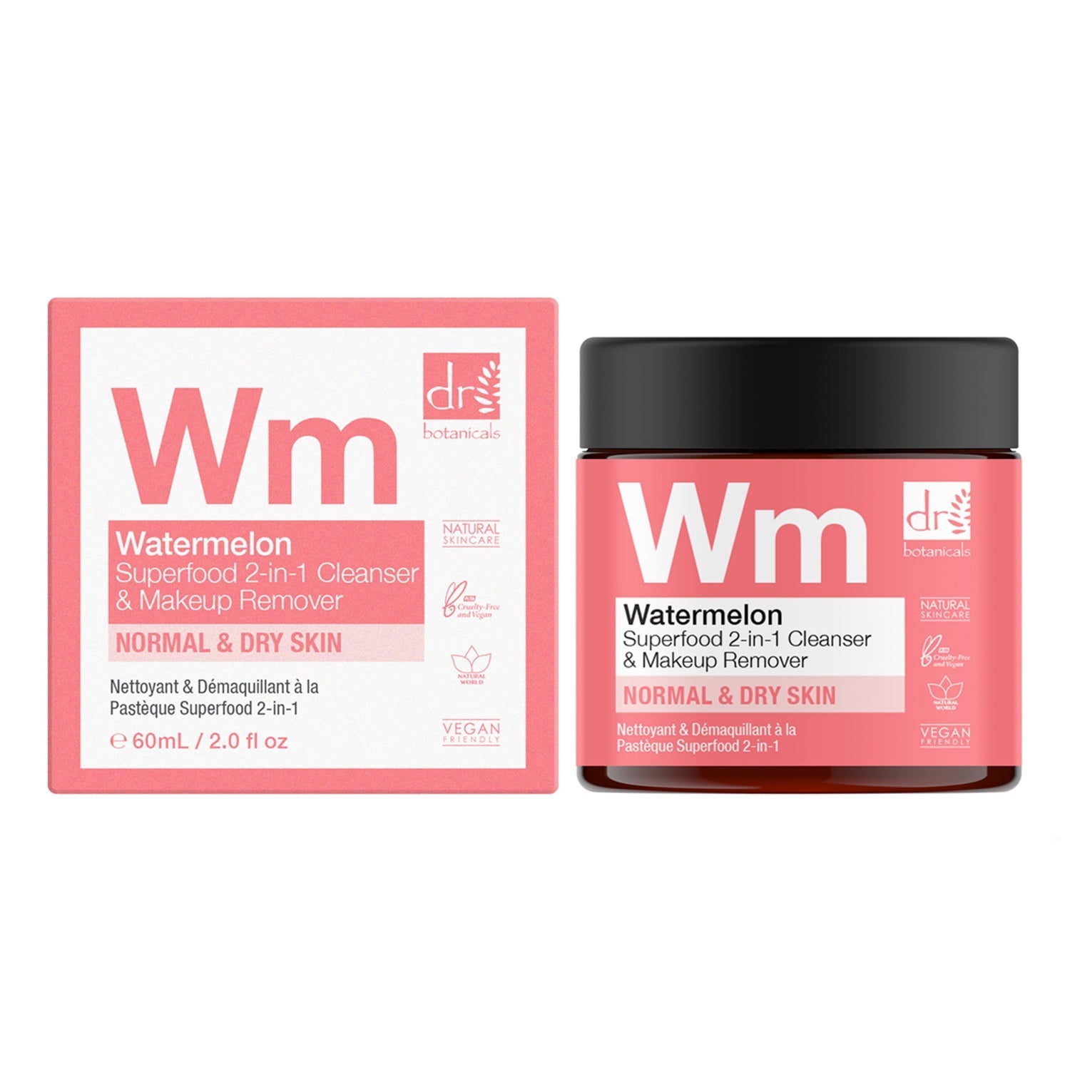 Watermelon Superfood 2-in-1 Cleanser & Makeup Remover 60ml