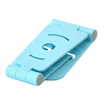 Plastic Folding Table Top Phone Holder, Blue