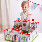 Wooden King George's Castle Playset, Simply Slots Together