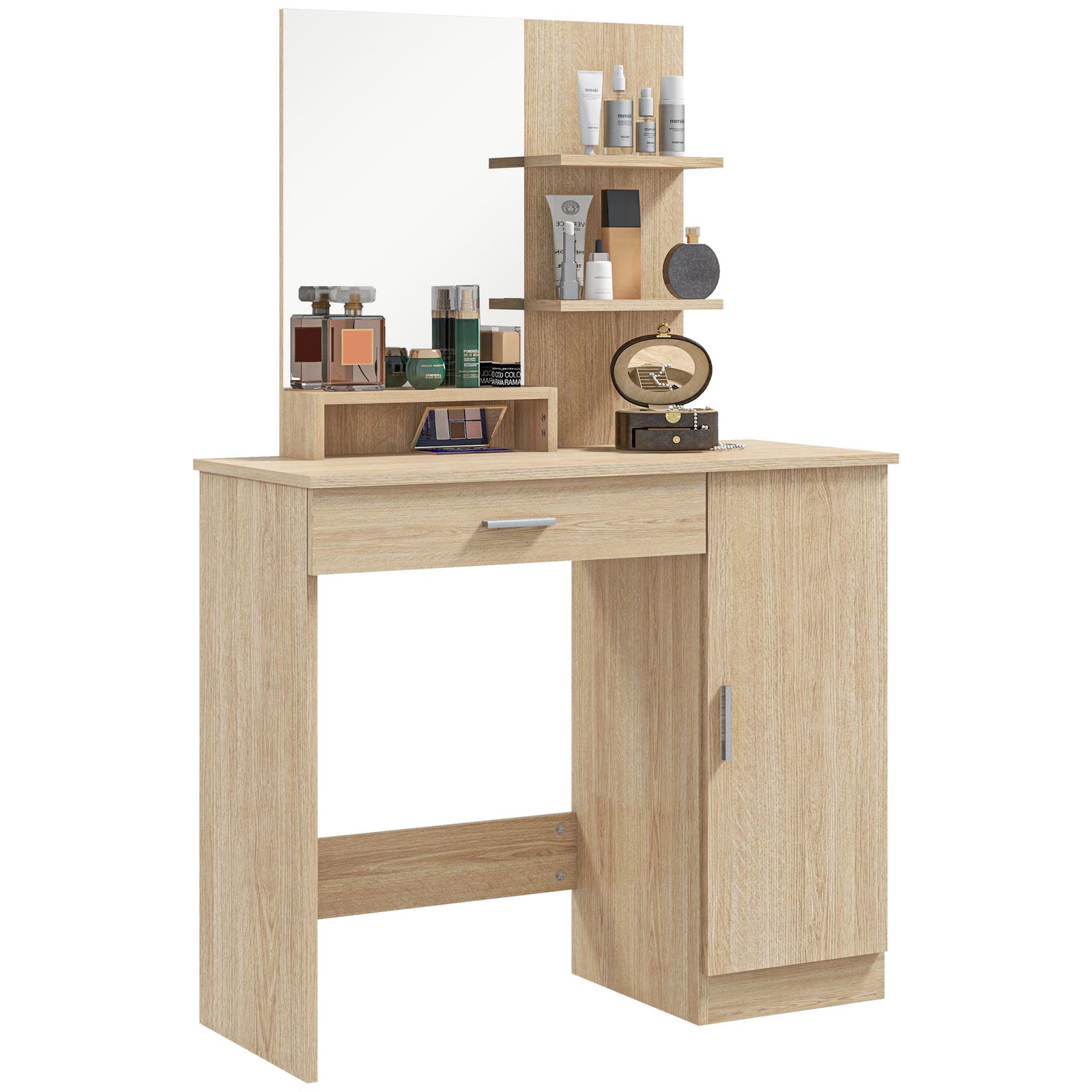 Vanity Table, Makeup Table With Mirror And Storage | One Size | Natura