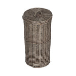 Red Hamper Wicker 3 Toilet Roll Holder Round Holder