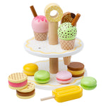 Wooden Sweet Treats Toy Set, Includes Wooden Play Food