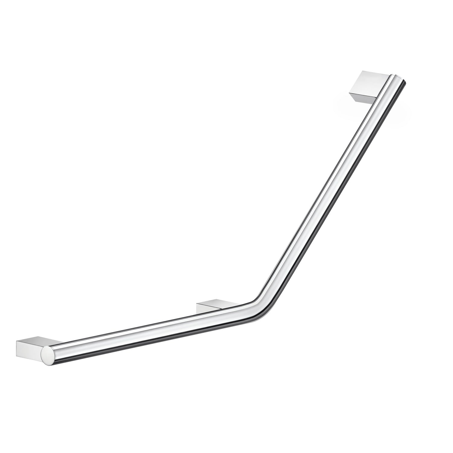 Bathroom Grab Bar Safety Hand Rail Bath Shower Mobility Aid | Right V Shape | Polished Stainless Steel