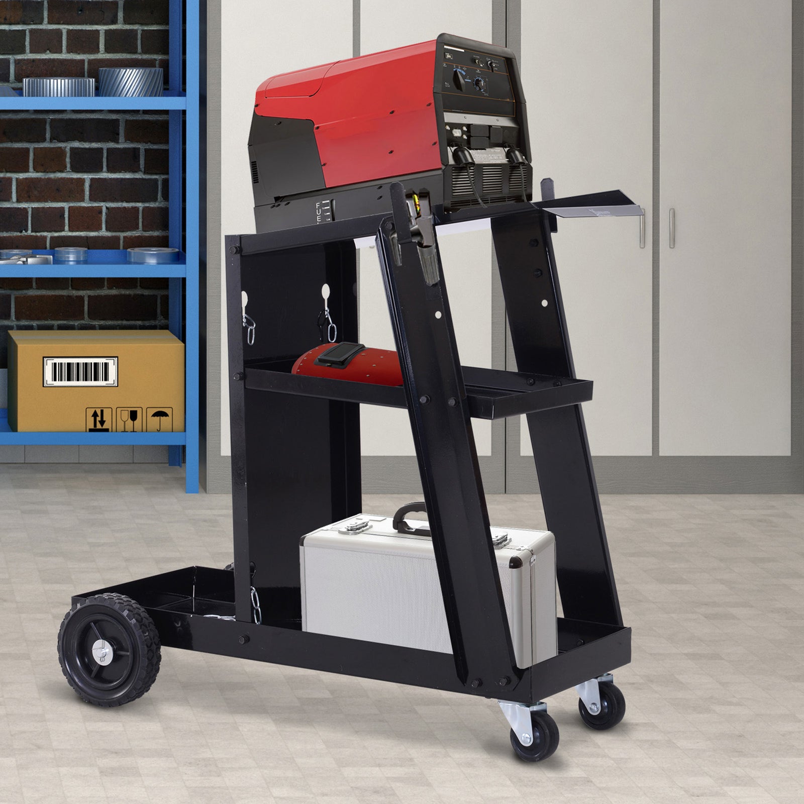 Three Tier Welding Cart For Gas Bottles