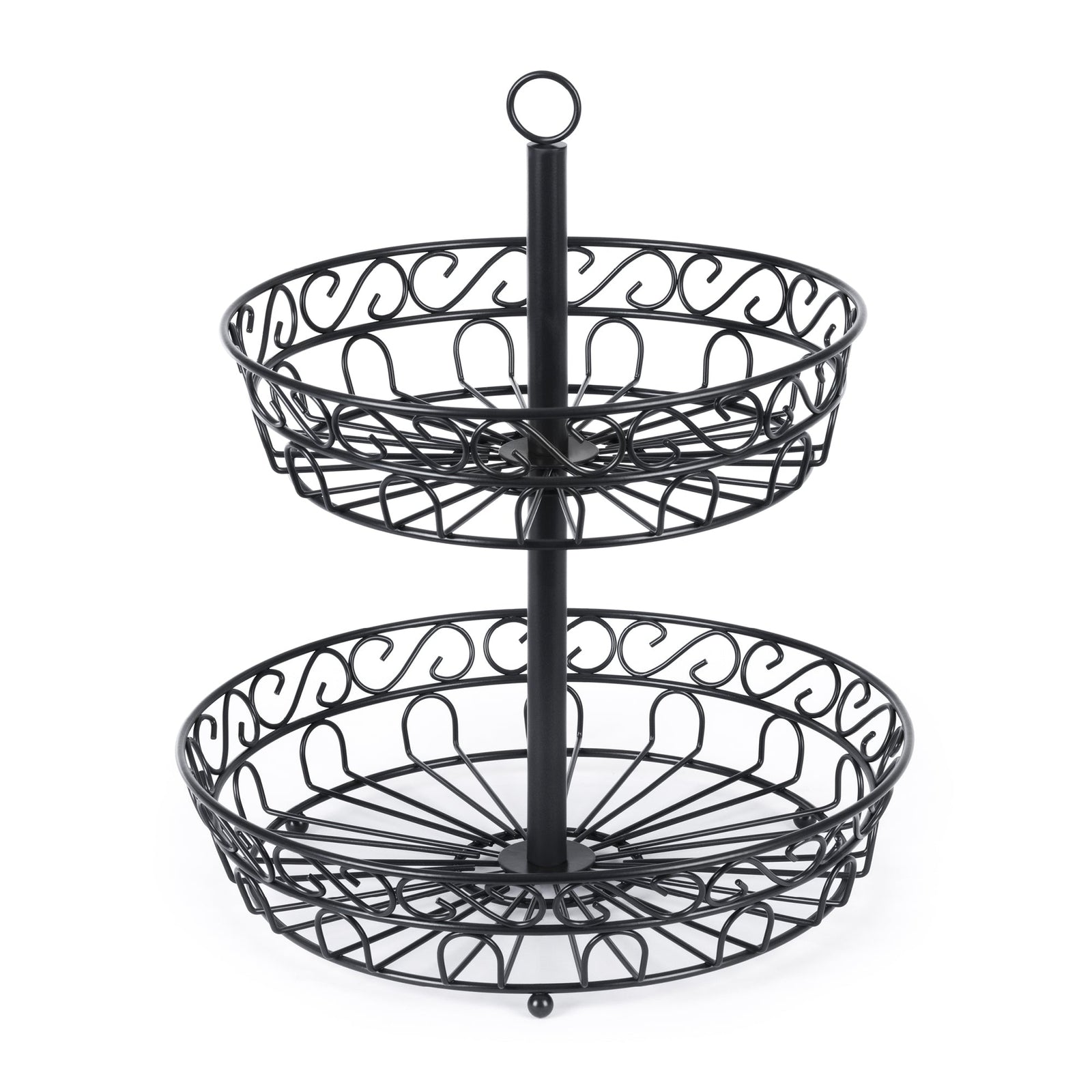 Wire Fruit Basket - Black