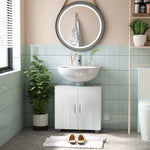 Bathroom Pedestal Under Sink Cabinet With Adjustable Shelf