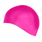 Childrens/kids Silicone Swim Cap | One Size | Pink