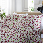 Cherry Baby Printed Cotton Rich 200 Thread Count Duvet Cover Set | Single | Multi Colour