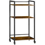 3-tier Printer Stand Utility Cart Rolling Trolley