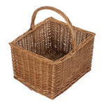 Wicker Butchers Shopping Basket | Brown