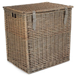 Red Hamper Wicker Antique Wash Vintner Storage Picnic Basket