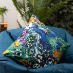 Tropical Indoor Outdoor Cushion Set Of 4 Water Resistant Cushions