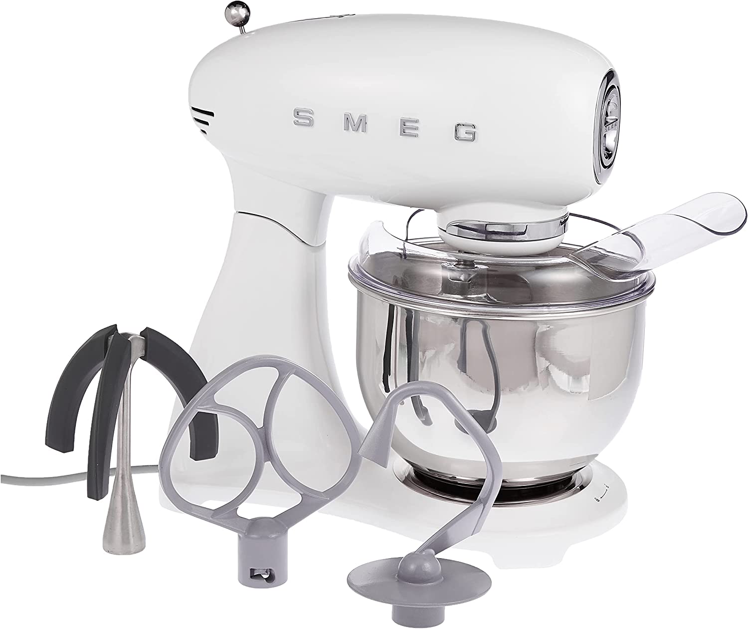 Smf03 50's Retro Style Stand Mixer | White