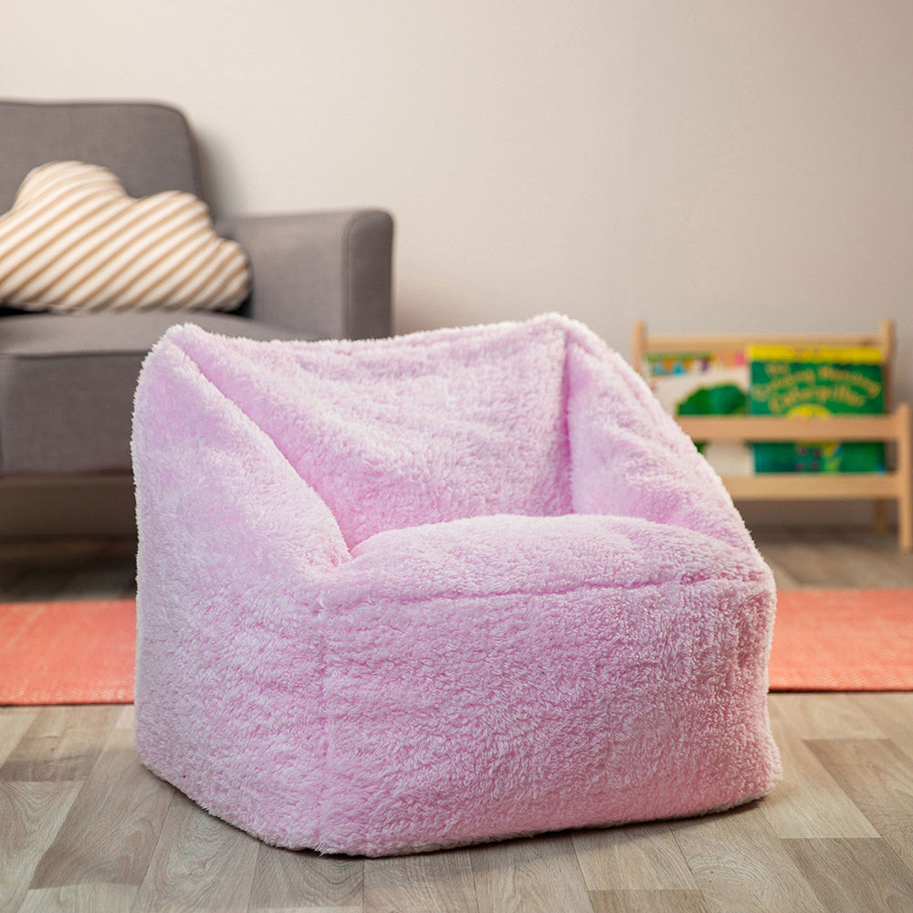 Kids Teddy Bear Armchair Bean Bag | Pink