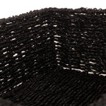 Black Paper Rope Tray | Medium | Black