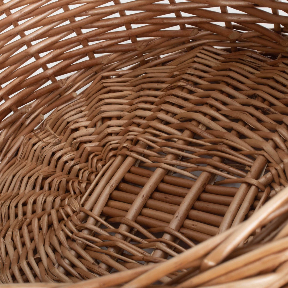 Wicker Country Village Shopping Basket | Brown