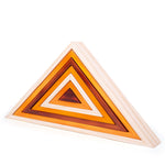 Wooden Stacking Triangles, Stacking & Sorting Toy - 7 Pieces