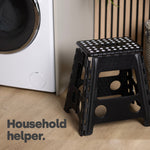 Foldable Step Stool - Black