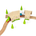 Curved Tunnel for Wooden Train Sets