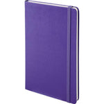 Classic L Hard Cover Ruled Notebook | One Size | Purple