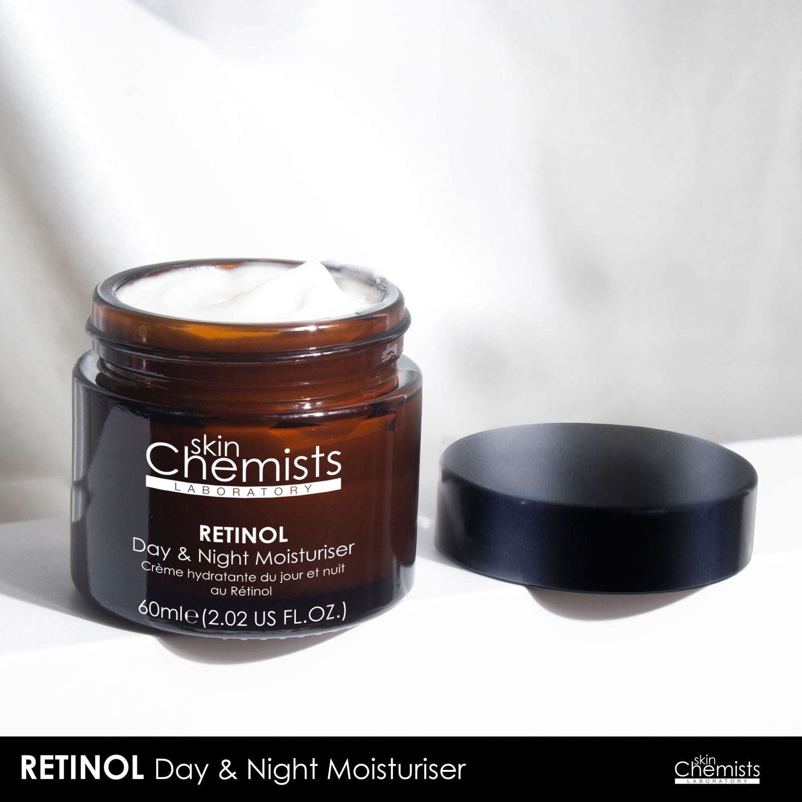 skinChemists Professional Anti-ageing Retinol Night Moisturiser With Syn®-ake 60ml