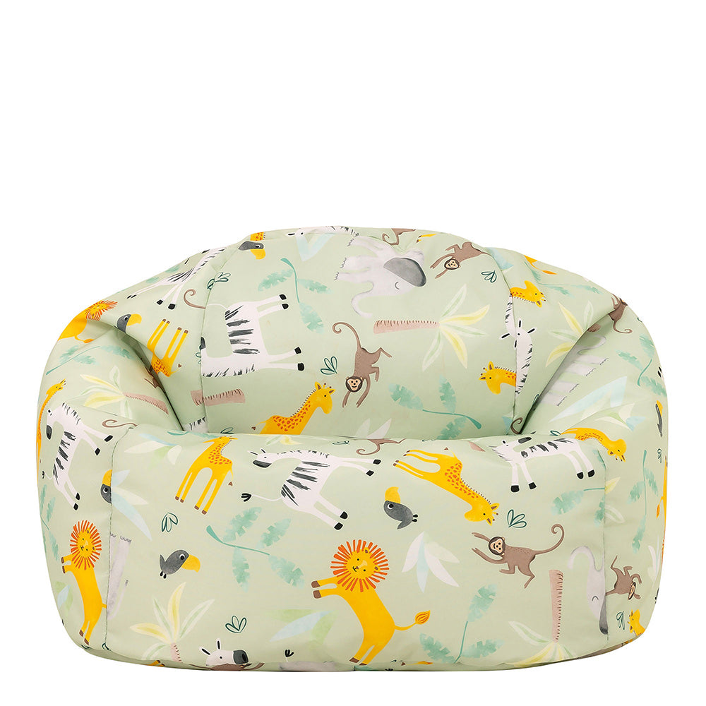 Kids Safari Bean Bag Chair | Green