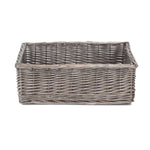 Red Hamper Antique Wash Finish Wicker Tray