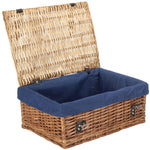 Wicker Large Packaging Hamper | Blue