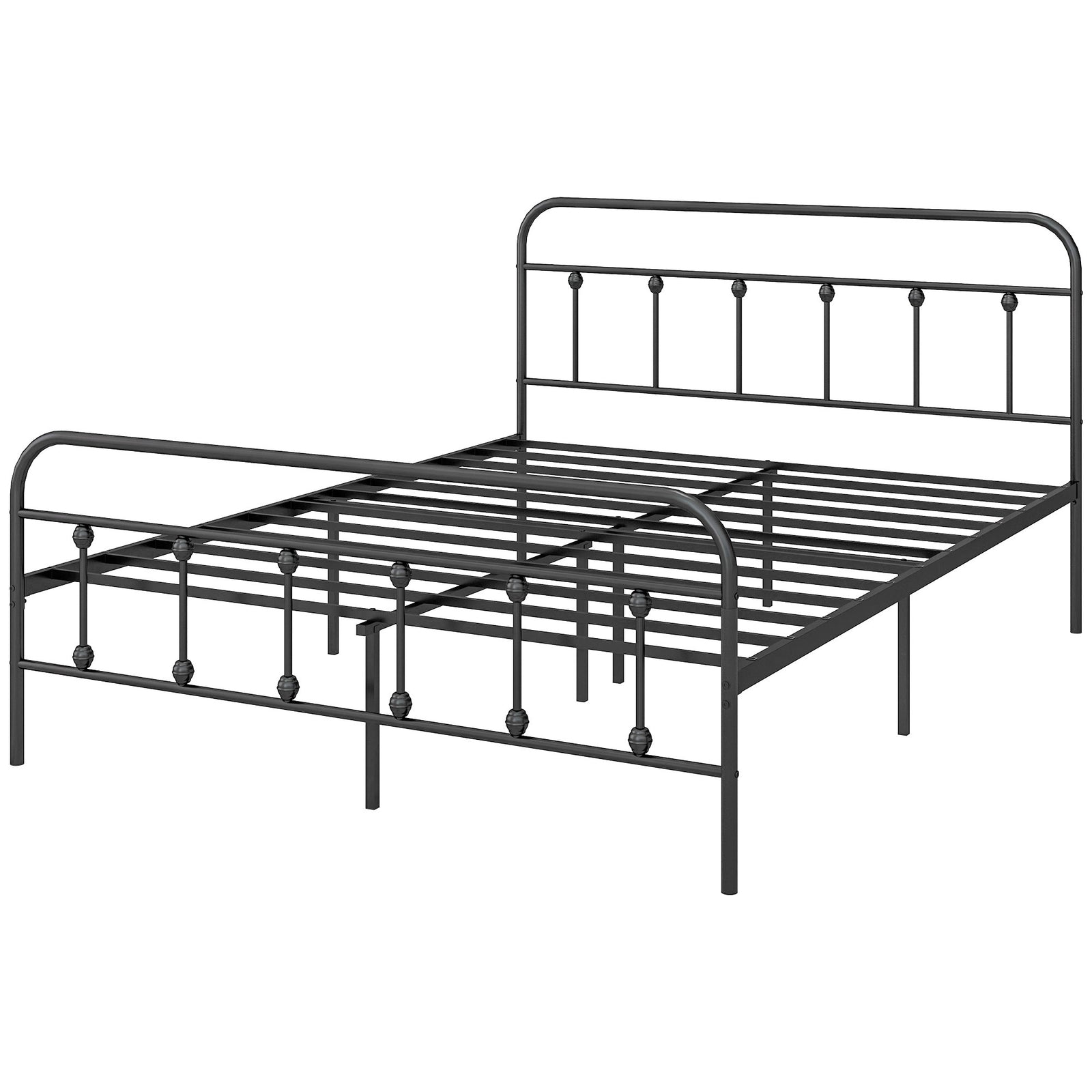 Single/double/king Metal Platform Bed Frame Underbed Storage | King | Black