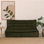 Dolce Bean Bag Lounger Sofa | Olive