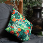 Floral Indoor Outdoor Cushion Set Of 2 Water Resistant Cushions