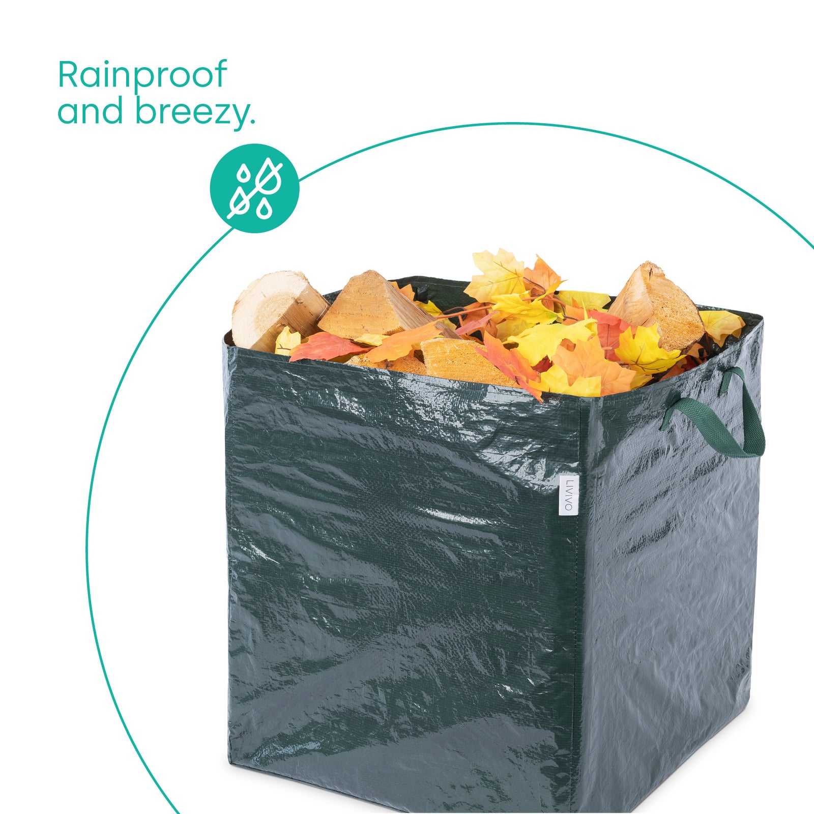 2pc Reusable 82l Garden Waste Bags