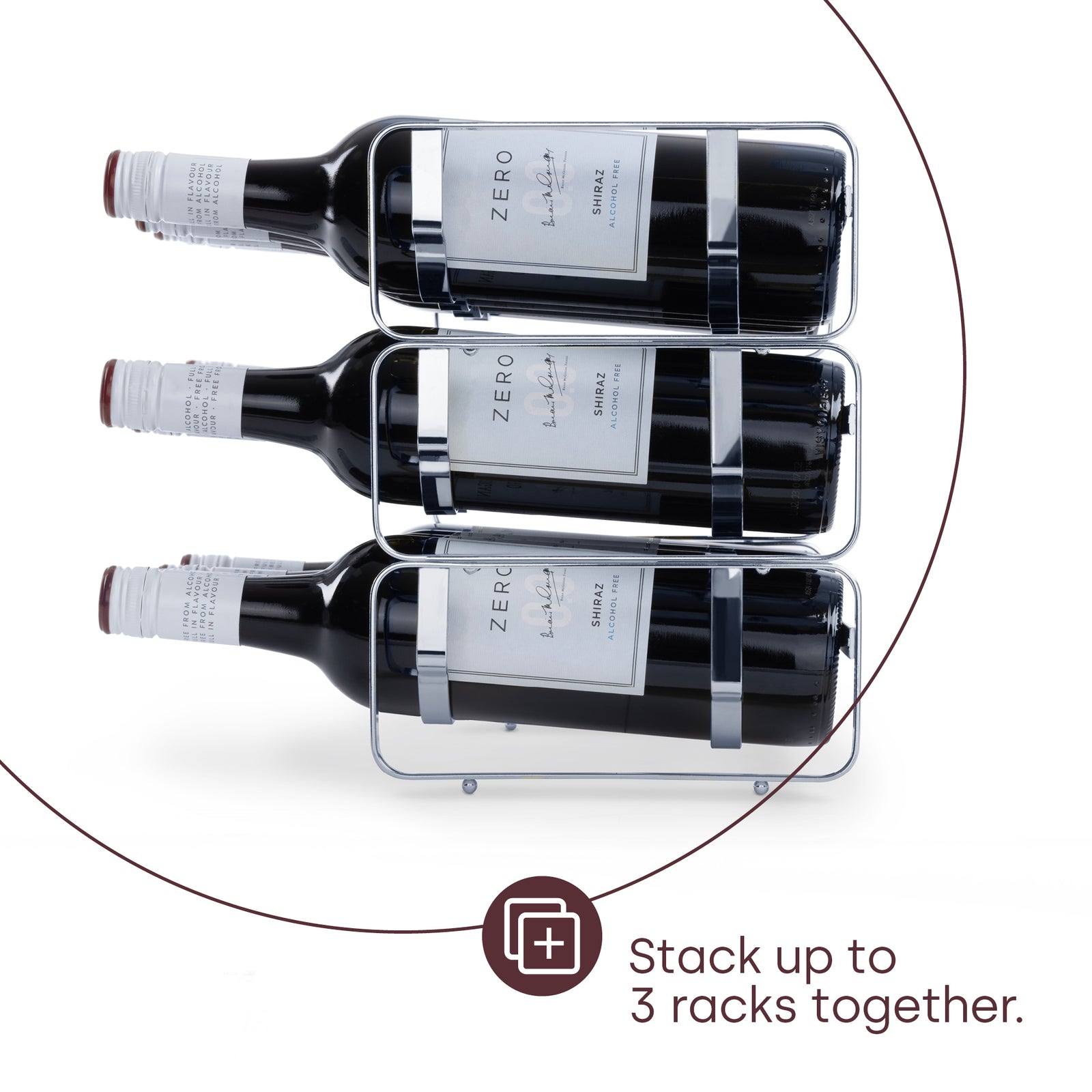 Modular Wine Rack - Silver