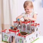 Wooden King George's Castle Playset, Simply Slots Together