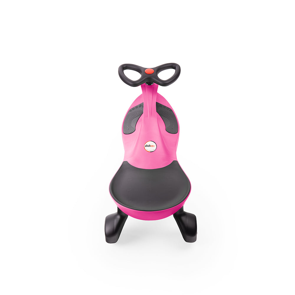 Unique Self Propelled Kids Ride On Toy, Wiggle Car - Pink