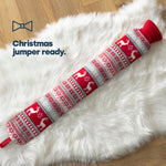 Wrap-around Xmas Long Hot Water Bottle