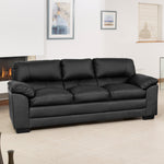 Genoa 3 Seat Sofa | 3 | Black