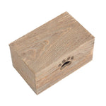 Red Hamper Wooden Dog Treat Box